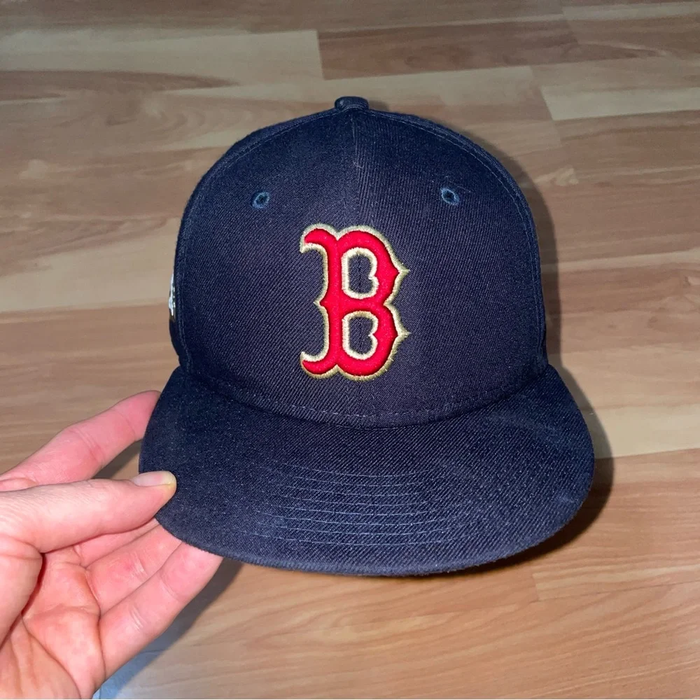 Boston Red Sox Boys Cap Hat MLB New Era 59Fifty Official On Field Size 52 Cm